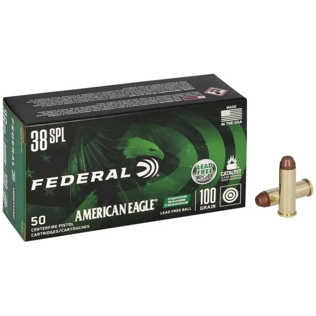 Federal AE38LF1 American Eagle 38 Special 100gr Lead Free 50/Box - View 2