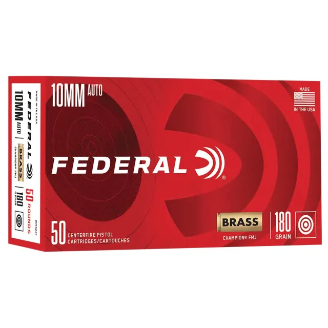 Federal WM5221 Champion 10mm Auto 180gr FMJ Ammo 50 Rounds - View 2