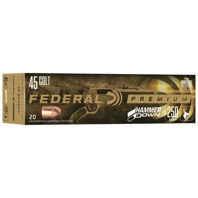 Federal LG45C1 Premium HammerDown 45Colt 250gr Bonded Hollow Point 20... - View 2