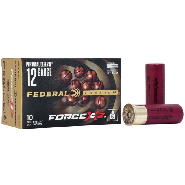 Federal Premium PD12FX2 00 12 Gauge 2.75 In 9 Pellet Buckshot - View 2