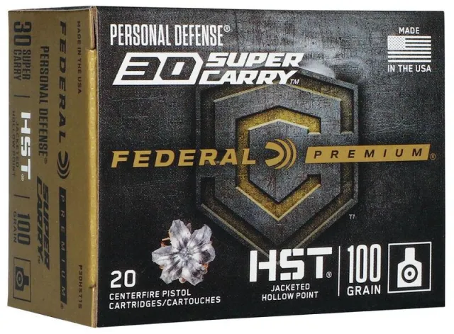 Federal Premium Ammunition P30HST1S HST 30 Super Carry 100gr JHP - View 2