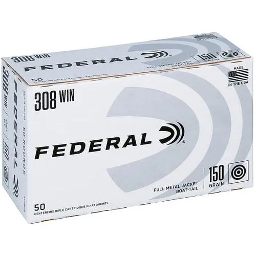 Federal AE308DB American Eagle 308Win 150gr Full Metal Jacket 50 Per Box/5 Case - View 2