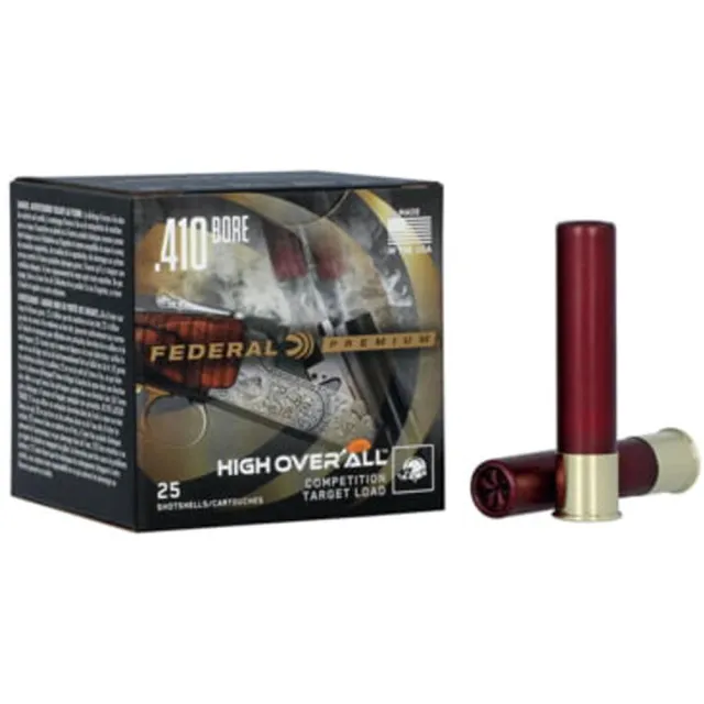 Federal Premium HOA4109 Elite Trap .410 Gauge, 1/2oz Lead, 1200 FPS, 9 Shot Size, 25 Rounds - View 2