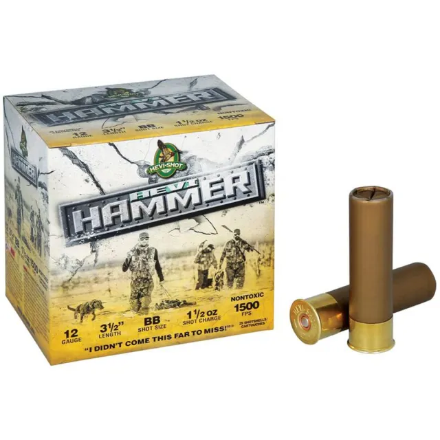 HEVI-Shot HEVI-Hammer HS28388 12 Gauge 3.5 In 1.5oz BB 25/Box - View 2