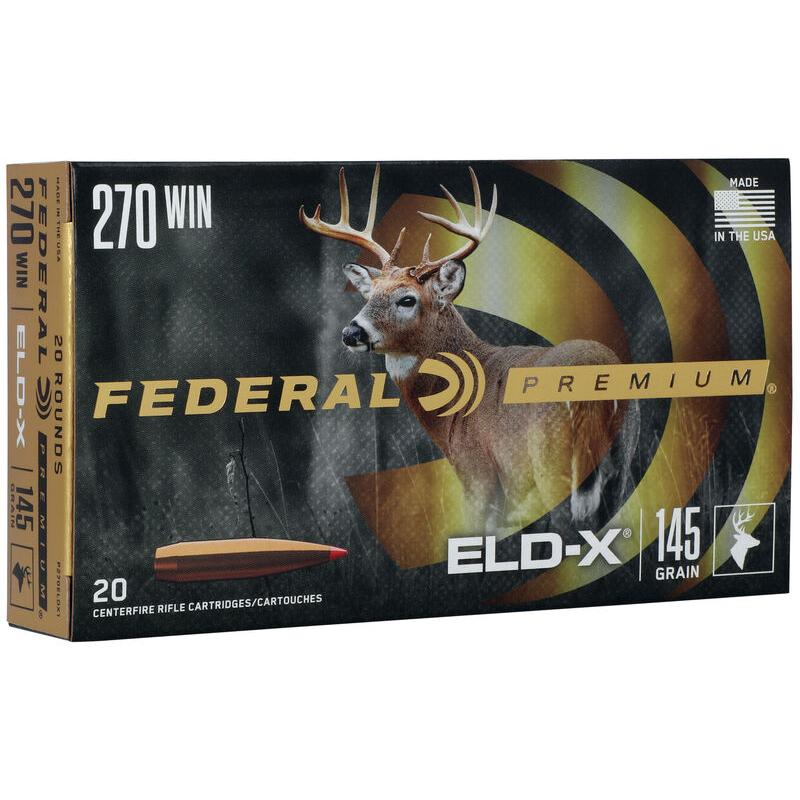 Federal Premium P270ELDX1 270 Winchester 145 Grain Polymer Tip 20 Rounds - View 2