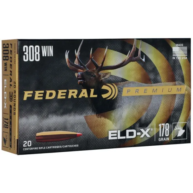 Federal P308ELDX1 308 Win 178 Grain ELD-X 20 Rounds Box - View 2