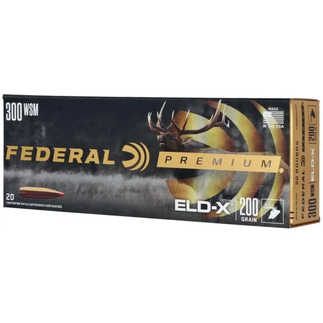 Federal Premium P300WSMELDX1 300 WSM 200 Grain Hornady ELD-X 20 Rounds - View 2