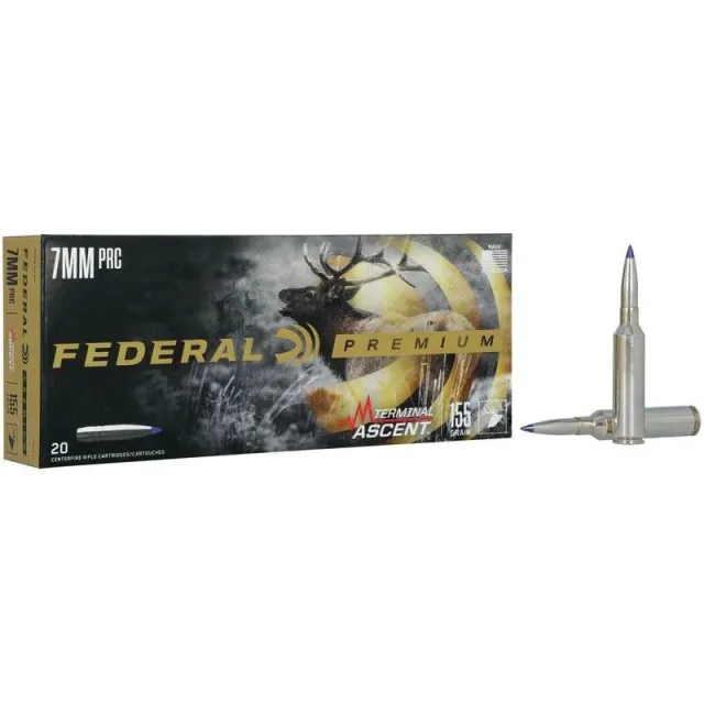 Federal Premium Ammunition 7MM PRC Terminal Ascent 155 Grain 20 Rounds - View 2
