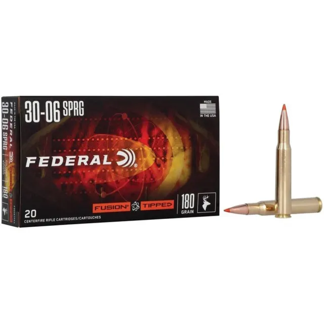 Federal F3006TFS3 Fusion 30-06 Springfield 180gr Bonded Soft Point 20rd Box - View 2
