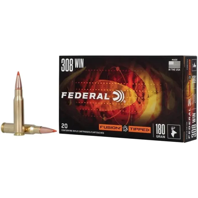 Federal F308TFS3 Fusion 308 Win 180gr Bonded Soft Point 20 Rounds - View 2
