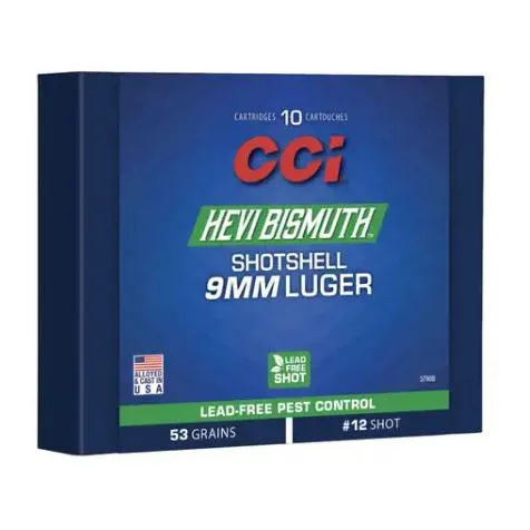CCI 3790B Hevi-Bismuth 9mm Luger 53gr Pest Control Ammo 10/Box - View 2