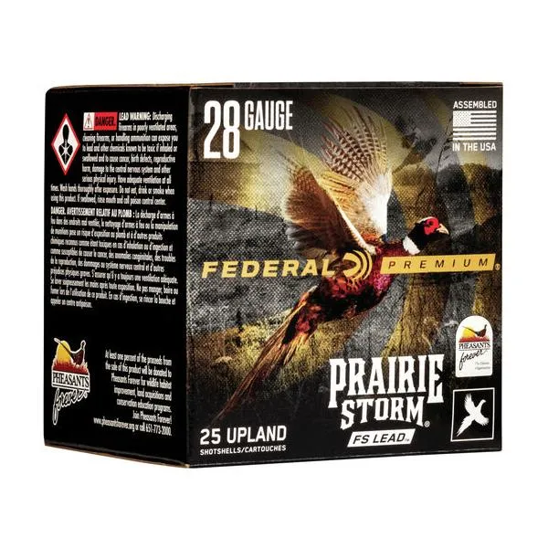 Federal Premium Prairie Storm 28 Gauge 3" 7/8 oz #6 Shot 25/Box - View 2