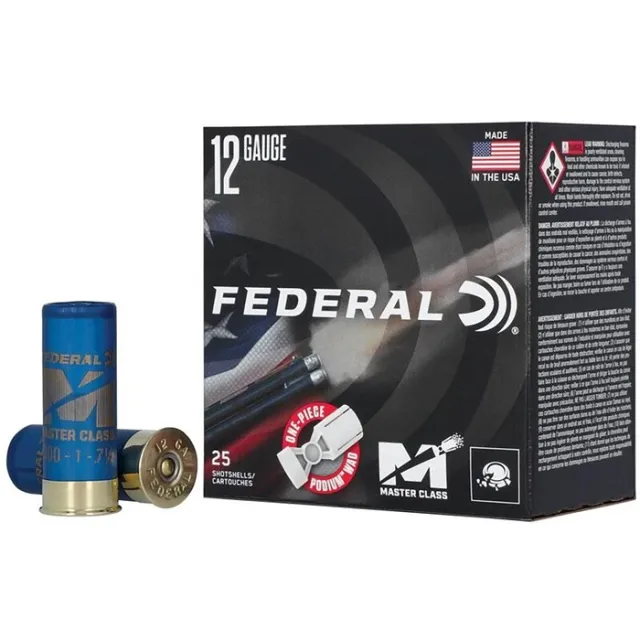 Federal Premium Master Class 12 Gauge 2-3/4 1-1/8oz 1250 FPS #8 MC12HC8 - View 3