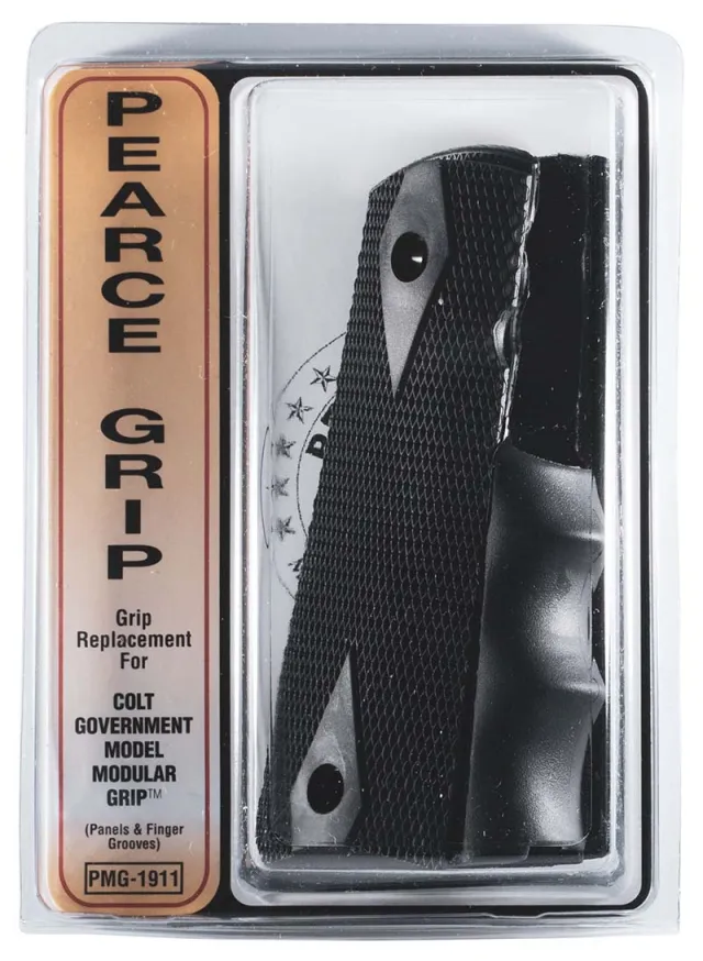 Pearce Grip PGM1911 Modular System 1911 Government Black Rubber - View 2