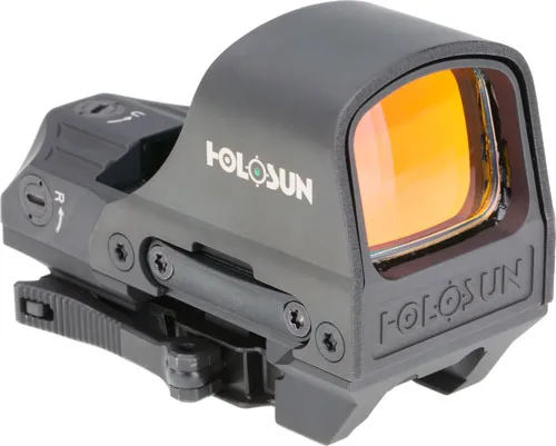 Holosun HE510C-GR Elite Open Reflex 1x 2MOA Dot 65MOA Ring Black - View 2