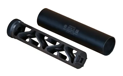 GEMTECH GMT-300BLK 300 BLK Titanium Cerakote 5/8x24 Suppressor 21oz - View 2