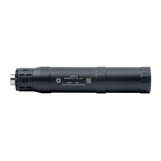 GEMTECH Lunar-9 9mm 4.7-7 In 1/2x28 Matte Black 7075 Aluminum - View 2