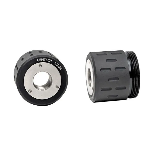 GEMTECH 12196 Adapter for GM-45 Silencer 9mm 1/2x28 Black - View 2