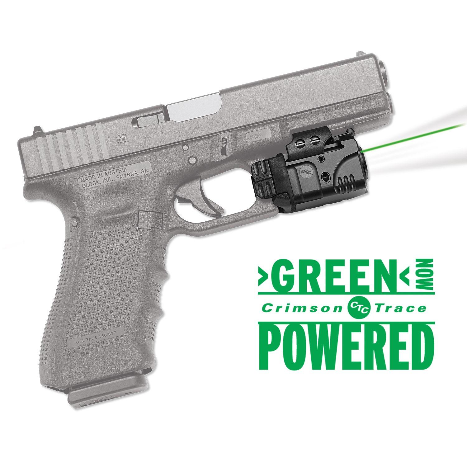 Crimson Trace CMR-204 Green Laser 5mW 100 Lumen Light Polymer Black - View 2