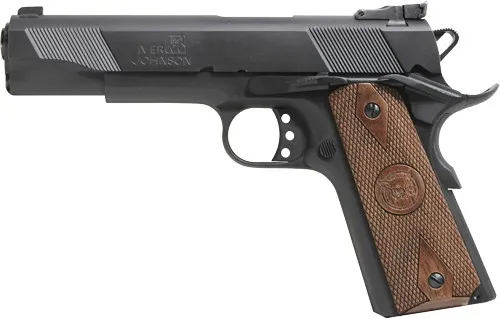 Iver Johnson Eagle 9mm 5in Barrel Matte Blued Walnut Grips 9rd Mag - View 2