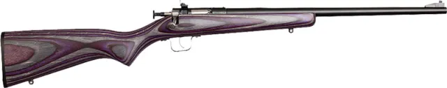 Crickett KSA2228 Youth 22 LR Rifle 16.12" Stainless Purple Stock - View 2