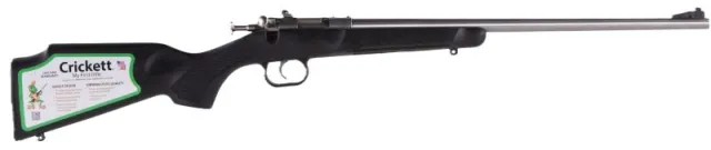 Keystone KSA2295 Crickett Youth 22WMR 16" SS/Black Syn Single-Shot Rifle - View 2