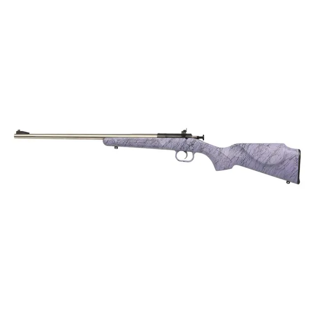 Crickett KSA2445 Gen2 Youth 22 LR 16" Stainless Purple Stock 1rd - View 2