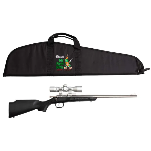 Crickett KSA2245BSC My First Rifle 22 S/L/LR 16" SS Barrel Black Stock - View 2