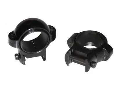 Burris Signature Zee Scope Rings 1" Medium Weaver Style Black Gloss Finish 420520 - View 2