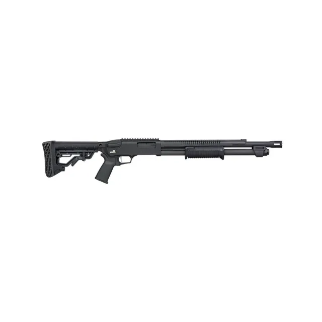 Mossberg 50761 590R 12 Gauge Shotgun 6+1 Breacher Barrel Parkerized - View 2