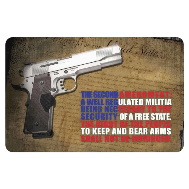 Tekmat 2nd Amendment Handgun Cleaning Mat 11x17 - View 2