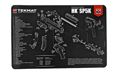 TekMat TEK-R17-HK-SP5K Cleaning Mat 11"x17" Parts Diagram - View 2