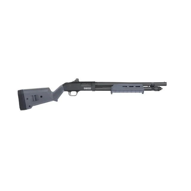Mossberg 590S Pump-Action 12 Gauge 18.5 in Matte Blue 5+1 Capacity - View 2