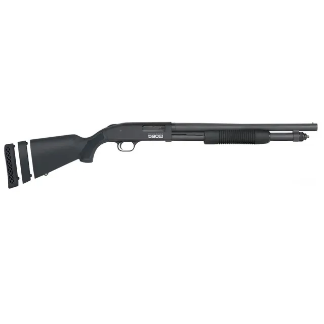 Mossberg 590S Pump-Action 12 Gauge 18.5 Matte Blue Adjustable Stock - View 2