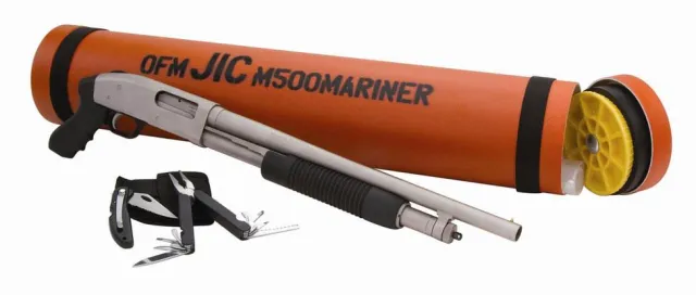 Mossberg 52340 500 JIC Cruiser 12 Gauge 5+1 18.50" Silver Marinecote... - View 2