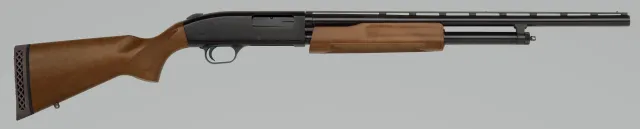 Mossberg 54132 500 Bantam 20 Gauge Pump Shotgun 5+1 3" 22" Vent Rib Barrel Blued Metal Finish Dual Extractors Hardwood Stock EZ-Reach Forend 13" LOP Accu-Set Chokes Youth - View 2