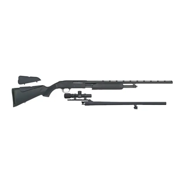Mossberg 58244 500 Field/Deer 12 Gauge Shotgun, 28" Vent Rib/24" Slugster Barrels, Synthetic Dual Comb Stock - View 2