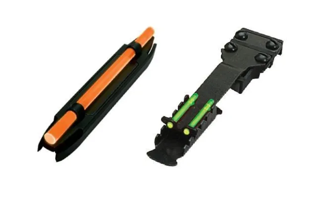 HiViz C4001 C-Series Magnetic Turkey/Deer Sight Set Black Fiber Optic - View 2