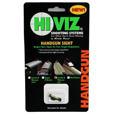 Hi-Viz SW617-G Front Sight Smith & Wesson 617 647 648 Green Fiber - View 2
