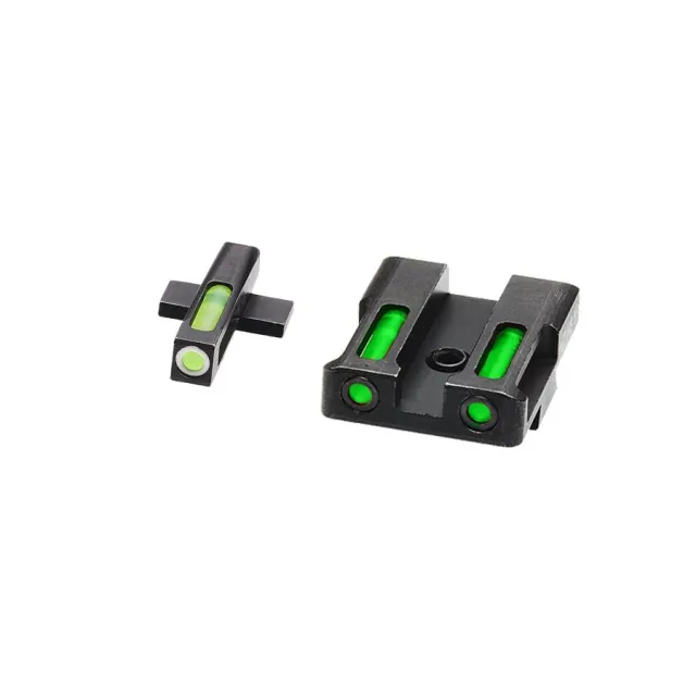 HiViz XDN321 LiteWave H3 Sight Set for Springfield XD Green Tritium - View 2