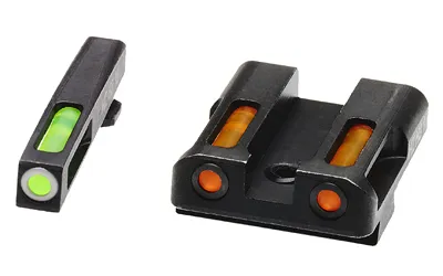 Hi-Viz GLN425 LiteWave H3 Glock Sight Set Green Tritium/Orange Fiber Optic - View 2