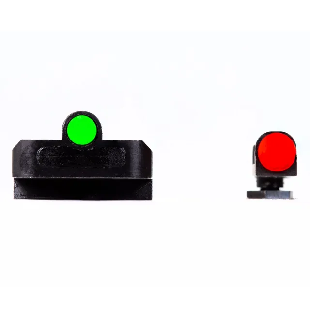 Hi-Viz FastDot H3 Sight Set for Glock Red/Green Fiber Optic Tritium - View 2
