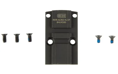 C&H Precision RMR-ACRO-XL-ST Optic Mount Plate, Anodized Black Finish - View 2
