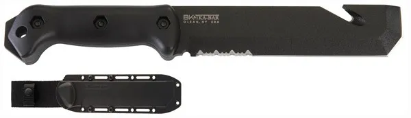 Ka-Bar BK3 Becker Tac Tool 7" Chisel Blade, Black Handle, Sheath Included - View 2