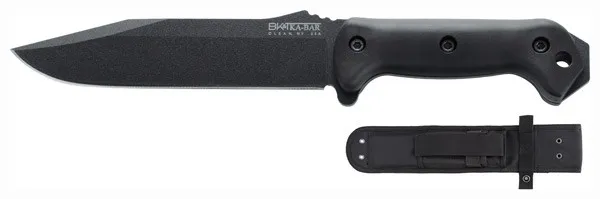 Ka-Bar BK7 Becker Combat Utility Knife 7" 1095 Cro-Van Blade, Sheath - View 2