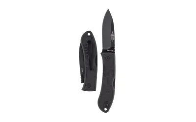 Ka-Bar 4062S35 Folding Hunter Black Tactical Knife - View 3