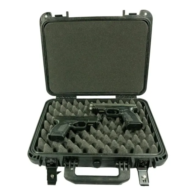 Boyt Harness 40158 H15 Double Handgun Case Black, TSA-Approved, Waterproof - View 2