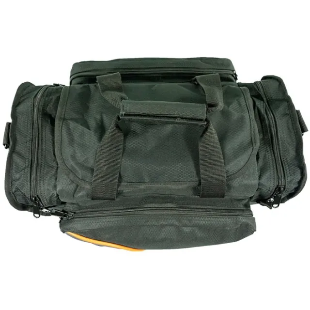 Bob Allen BA450 Club Range Bag Black Ripstop Nylon Holds 2 Handguns - View 3