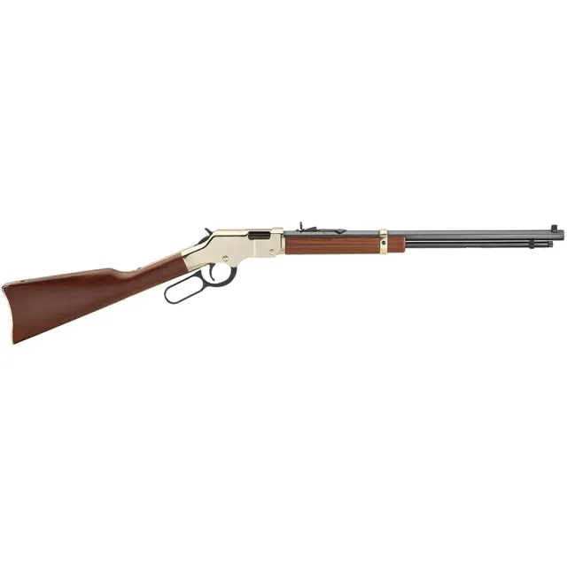 Henry H004 Golden Boy 22 LR Lever Action 20 in Octagon Barrel Blue/Walnut - View 2