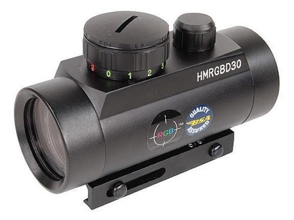 BSA Optics Huntsman HMRGBD30CP 1x30mm 5 MOA Dot Reticle - View 2